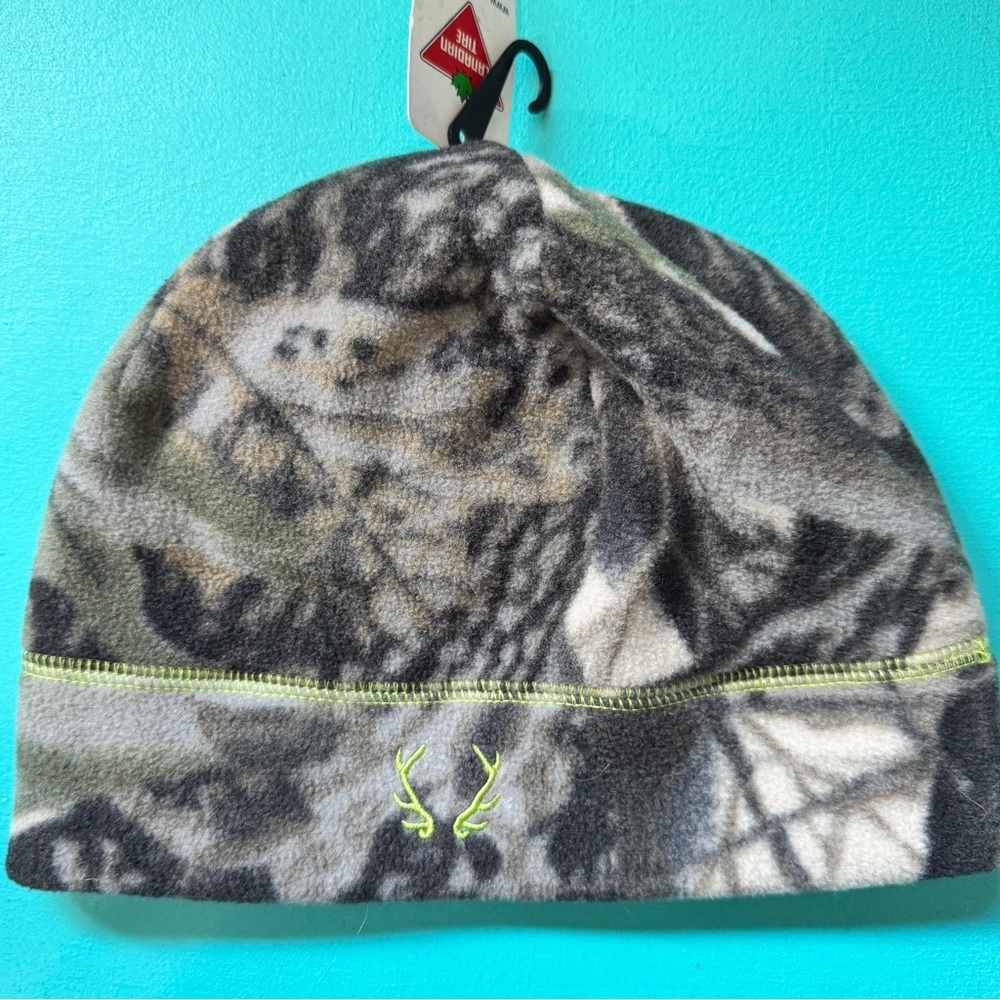 Kids Camo Fleece Beanie Toque One Size Winter Outdoors Fishing Hunting Fall NWT